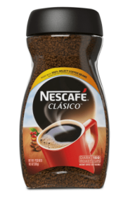 NescafÃ© Clasico;  Dark Roast Instant Coffee 10.5 oz.