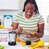 Magic Bullet Essential Personal Blender;  Silver - 250W Motor with Tall Cup;  stainless steel cross blade and 1 to-go lid