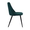 Velvet Upholstered Side Chair/Dinning Chair (Set of 2) - GREEN