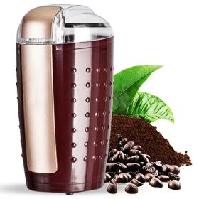 Coffee Grinder Spice Nut Grinders Blender (Black) 5Core CG 01 (Color: brown)